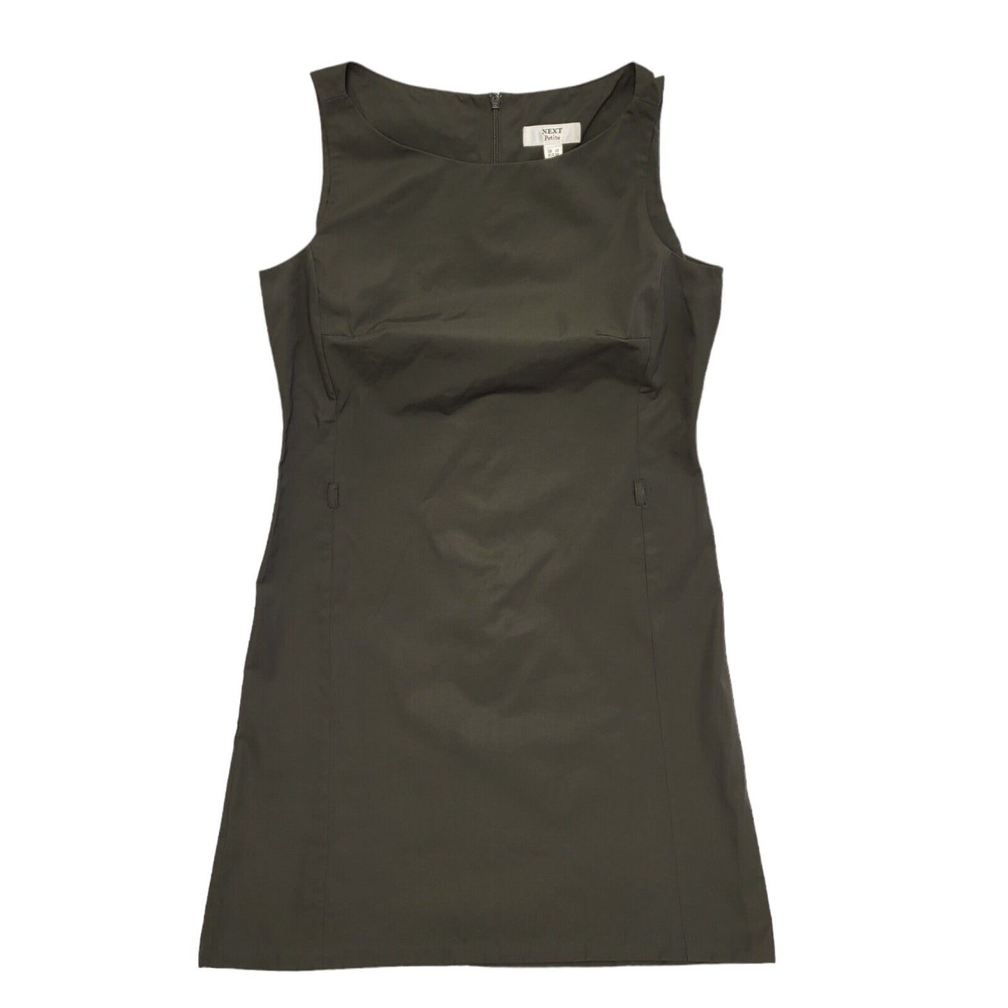 Next Petite Y2K Green Short Sleeveless Tank Dress UK Size 10