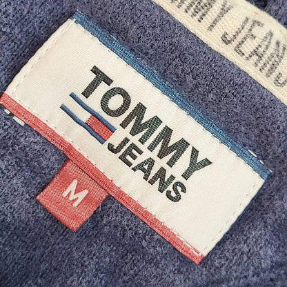 Tommy Hilfiger Navy Blue Y2k Crew Neck Jumper Uk Men's Size Medium