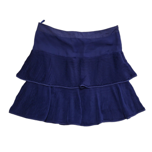 Reiss Blue Tiered Skirt Vintage Y2K Womens UK Size 14-16 W32-34
