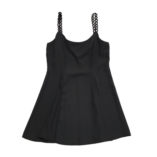 Vintage Bhs 90s Petites Black Fit & Flare Dress Womens BNWT  UK 16