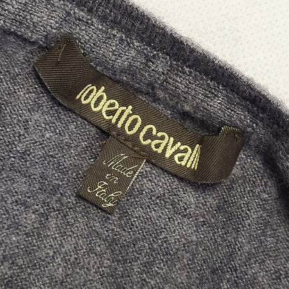 Roberto Cavalli Grey Round Neck Jumper Women's Size Small