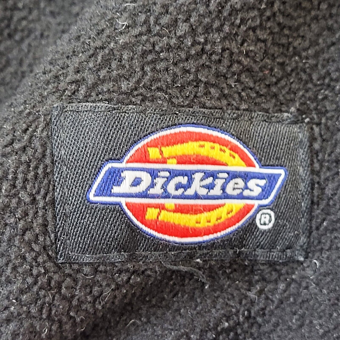 Dickies Black 1/4 Zip  Fleece Men's Size M
