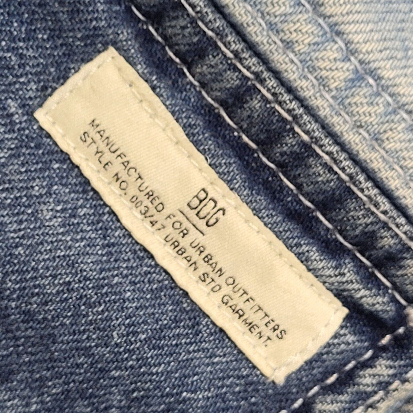 BDG Y2K Blue Patchwork  Tapered Leg Denim Jeans Women's Size 8 W26 L30