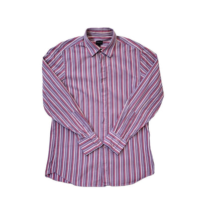 Kenzo Y2K Pink & Purple Striped Shirt Men's Size Large