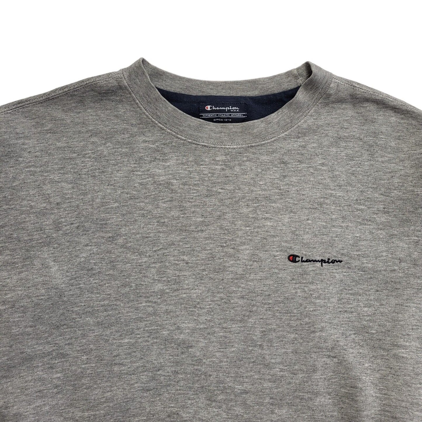 Champion 90's Sweatshirt Grey Crew Neck Mens UK Size XL