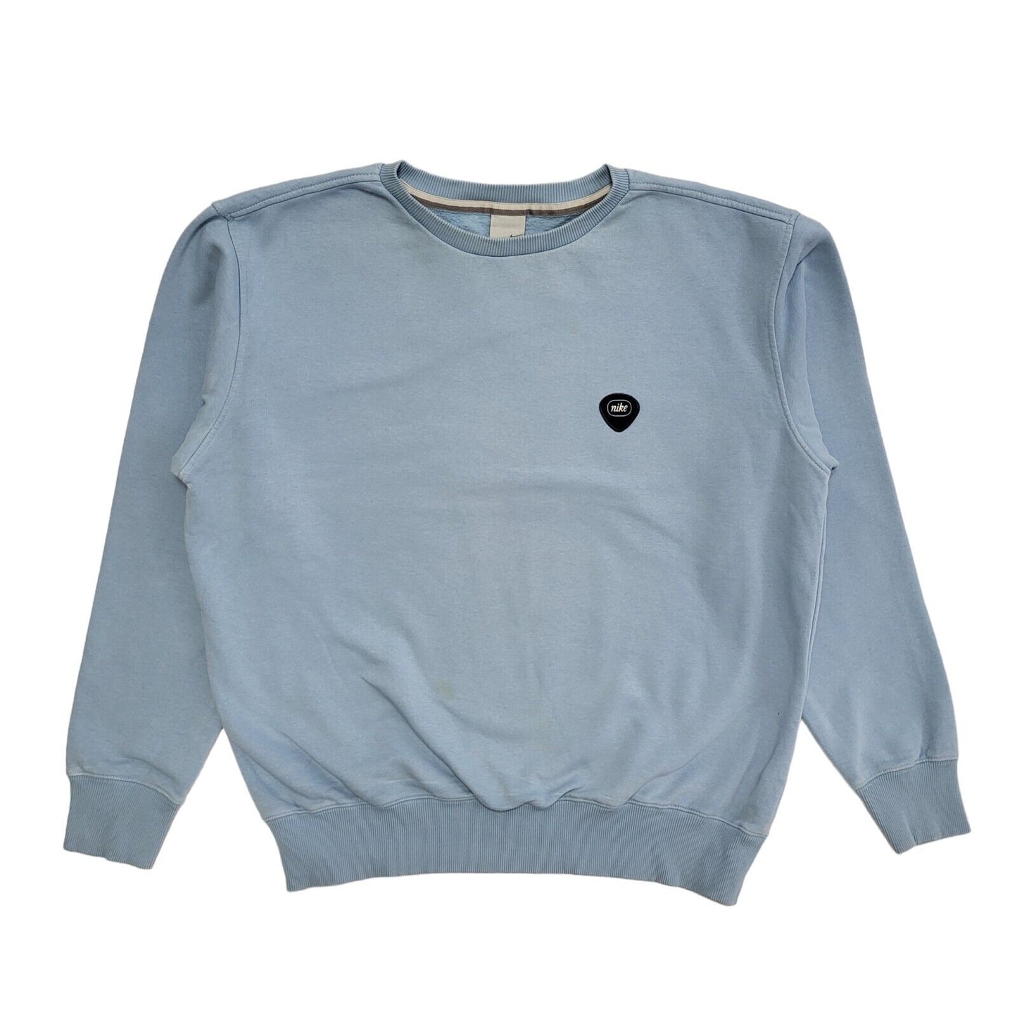 Nike Vintage 90's Light Blue Long Sleeve Sweatshirt Uk Men's Size XL
