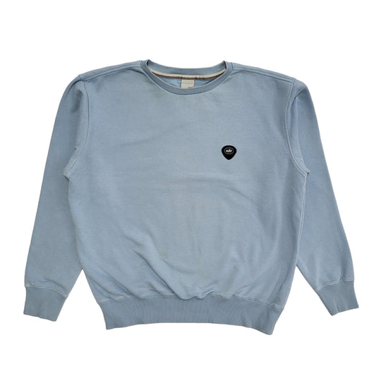 Nike Vintage 90's Light Blue Long Sleeve Sweatshirt Uk Men's Size XL