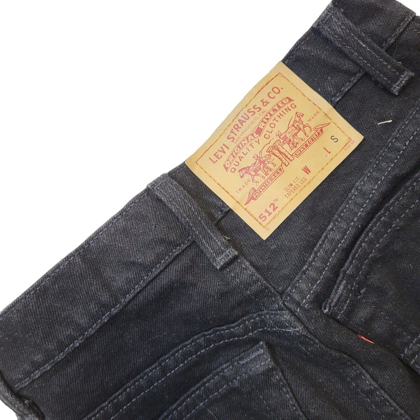 Levi's 512 Vintage 90s Black Skinny Denim Jeans Women's Size 6 W25 L29