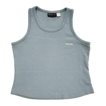 Reebok Vintage 90's Blue Sleeveless Tank Top Womens UK Size 14