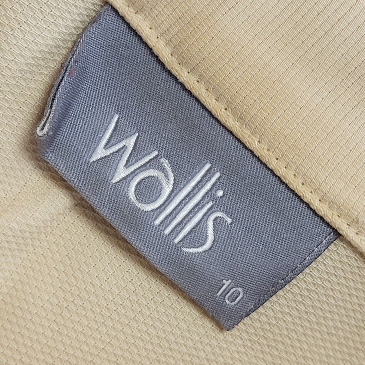 Wallis Vintage 90s Yellow Relaxed Fit Long Sleeve Shirt UK Women's Size 10