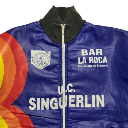 90s Vintage Bar La Roca Italian Cycling Jacket Uk Men's Size XL