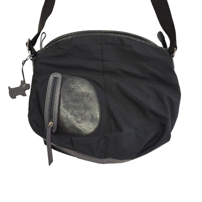 Radley Black Oval Shape Shoulder Bag Women's Size 14" x 13"