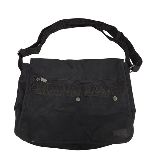 Ted Baker Black Textile Satchel Bag Uk Women's/Men's Size 12" x 16"