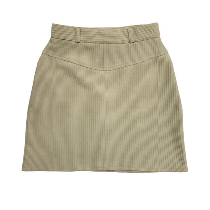 Bay Trading 90s Beige Mini Skirt Uk Women's Size 10 W28
