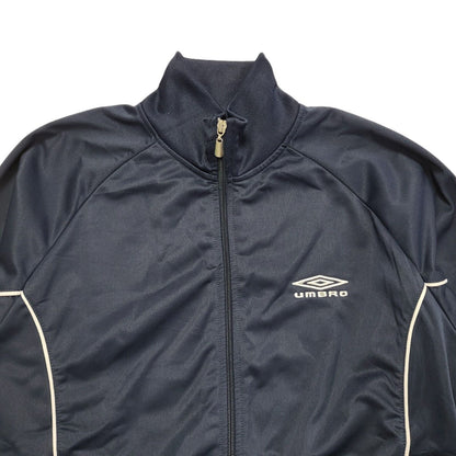Umbro 90s Vintage Navy Blue Tracksuit Top/Jacket Uk Men's Size Small