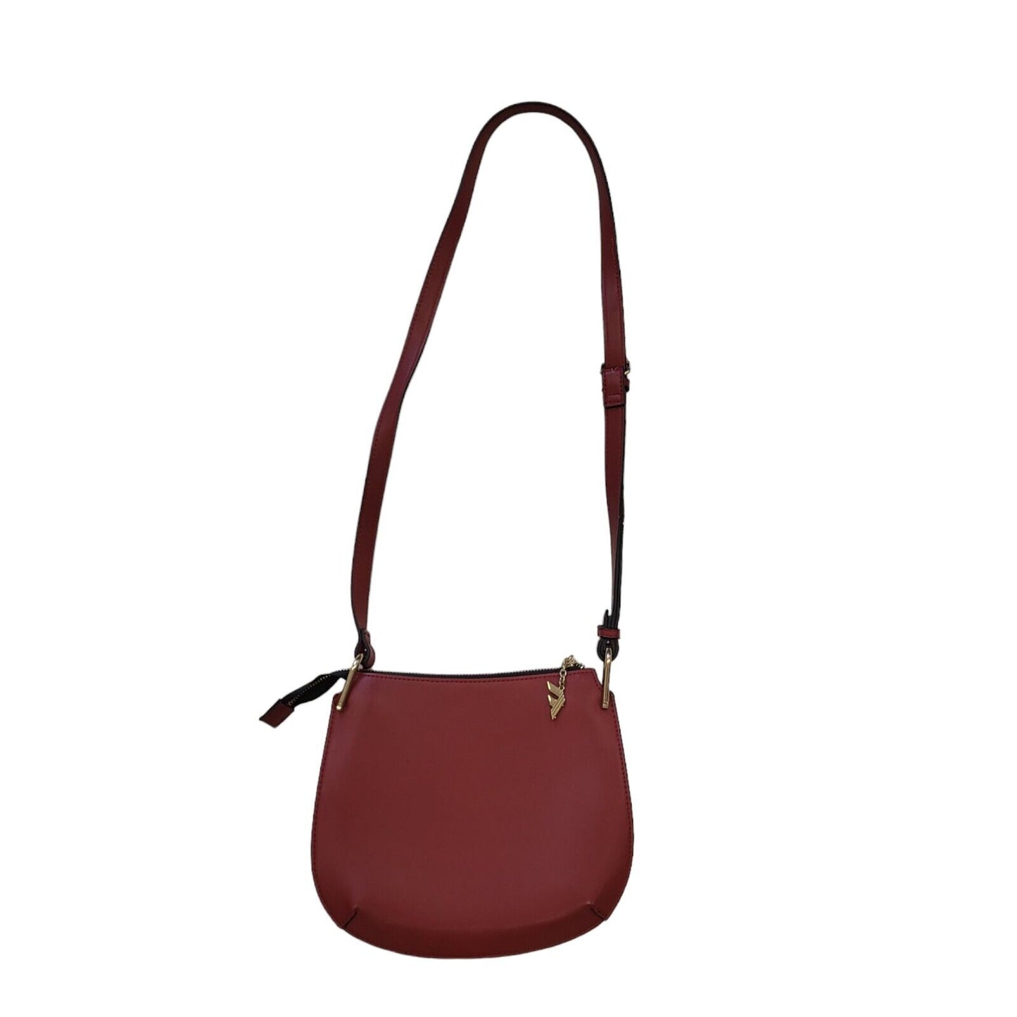 Fiorelli Red Leather Shoulder Saddle Bag Uk Women's 9.5" x 8.5"