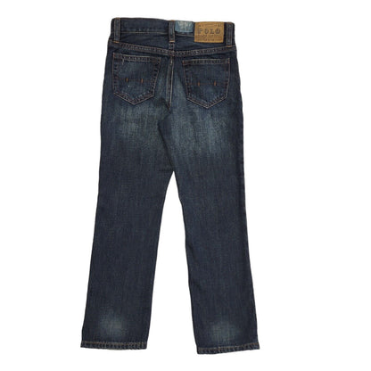 Ralph Lauren 90s Dark Blue Straight Leg Denim Jeans Boy's Age 6 W22 L21