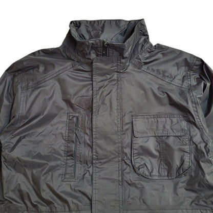 Beau Brummel 90s Black Hooded Jacket Uk Men's Size Small