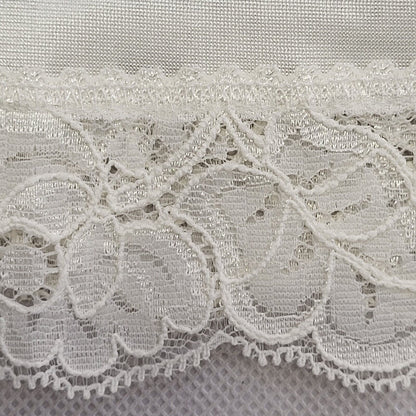 Marks and Spencer Vintage 80's Cream Slip Skirt Womens UK 18 W36