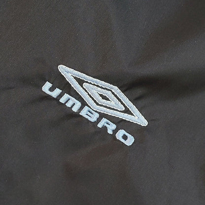 Umbro Y2K Black Zipped Hooded Windbreaker Jacket Uk Boy's Size XL