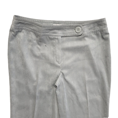 Next Vintage 90's Grey Bootcut Velvet Trousers Uk Women's 12 W30 L30