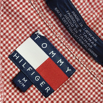 Tommy Hilfiger Vintage Y2k Red Check Long Sleeve Shirt Men's UK M