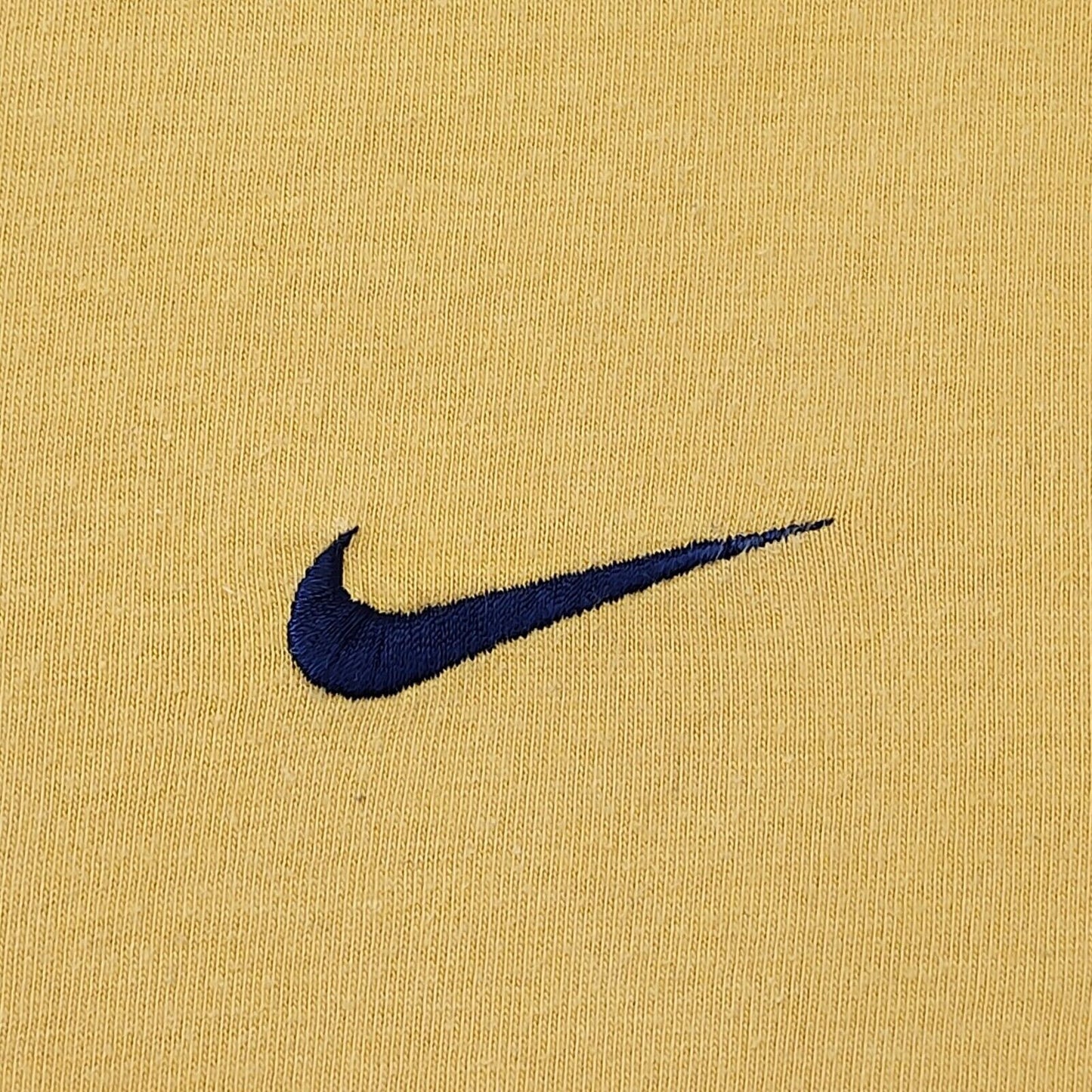 Nike Yellow Crew Neck T-Shirt 90s Vintage Boys Size XL
