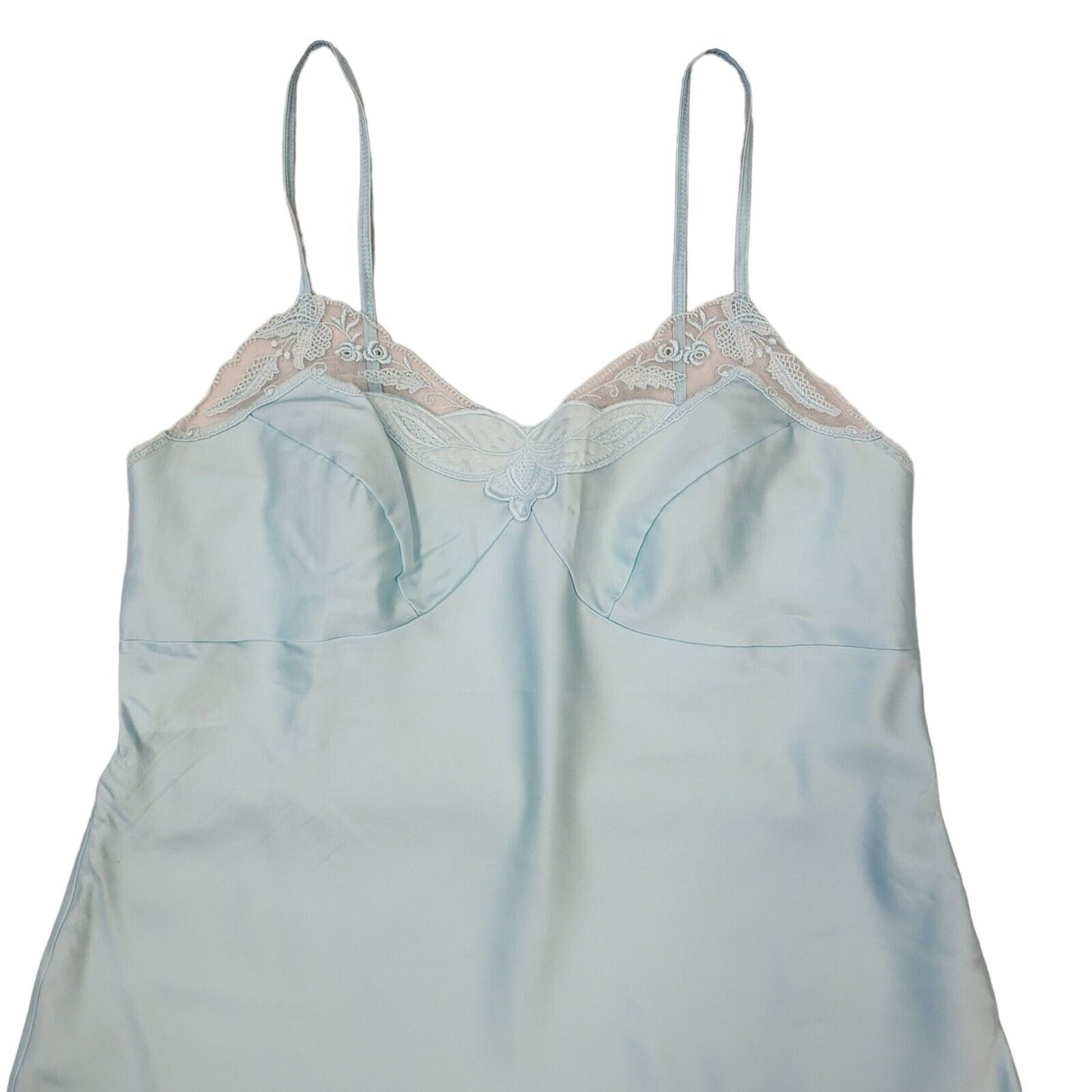 St Michael Vintage 70s Peach Sleeveless Night Dress Uk Women's Size 16