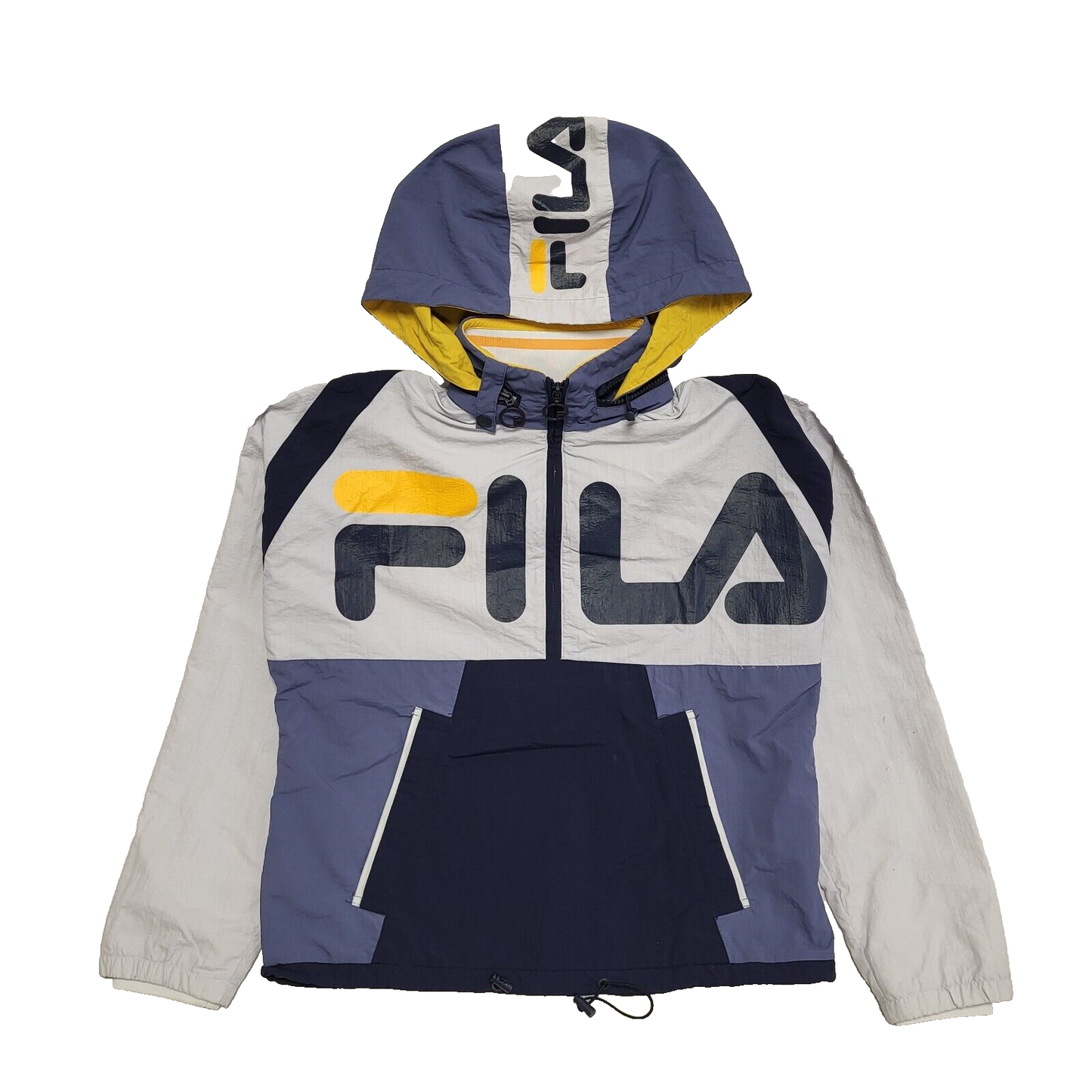 Fila Vintage Y2K Pullover Windbreaker Jacket Women's UK Size S / 10