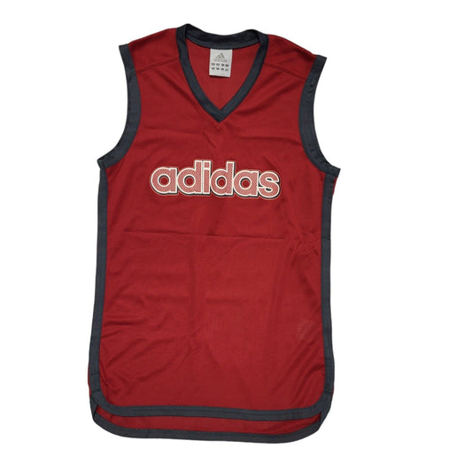 Adidas Vintage 90's Red & Black Sports Vest Top Men's Size XS