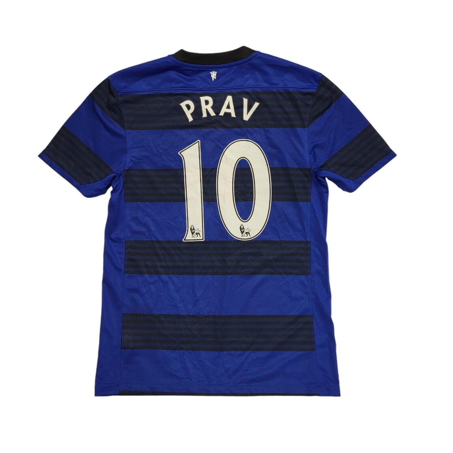 Nike Manchester United FC Blue No.10 Prav Football Shirt Uk Men's Size M