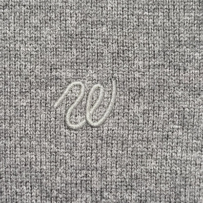 Wrangler Vintage 90's Grey Wool Blend V-Neck Jumper Men's Size Large
