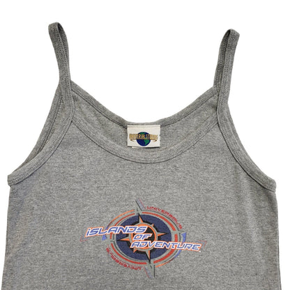 Universal Studio Vintage 90's Grey Islands Of Adventure Strap Top Womens Size M