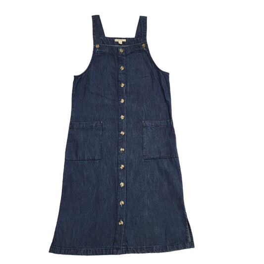 White Stuff Y2K Dark Blue Sleeveless Denim Dress Uk Women's Size 10 W28