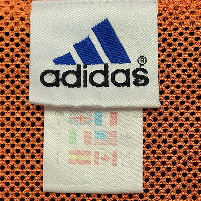 Adidas Blue & Grey  1/4 Zip Vintage 90s Windbreaker Jacket Men's Size L