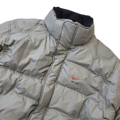 Nike Y2K Grey Longline Puffer Coat Men's Size Medium