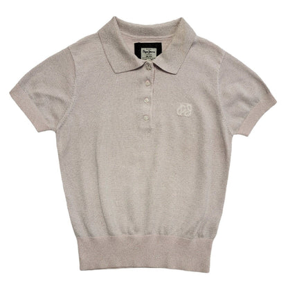Pepe Jeans Vintage Y2k Pink Collared Polo Shirt Uk Women's Size Medium