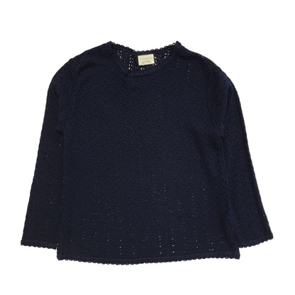 Cockleshell Vintage 90's Blue Long Sleeve Top Womens UK Size L