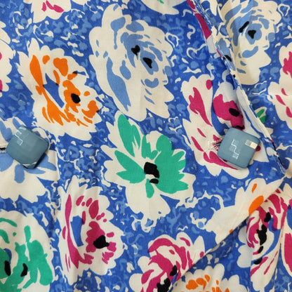 Sixth Sense C&A 80s Vintage Floral Button Up Blouse Women's 10