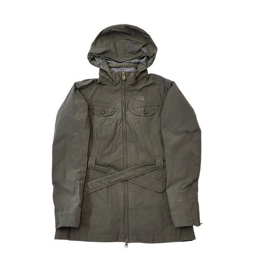 The North Face Hyvent Green Hooded Zip Up Sports Jacket Women's Size M