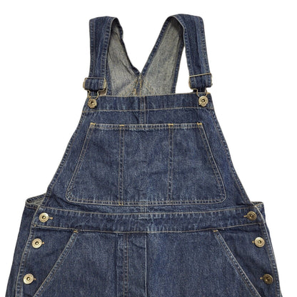 The Trader Dark Blue Strapped Denim Dress Uk Women's 12 W30