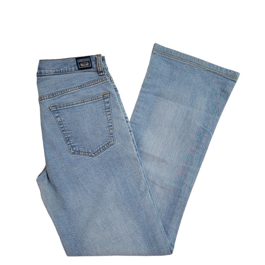 B401 Vintage 90s Light Blue Bootcut Denim Jeans Uk Women's Size 12 W30 L31