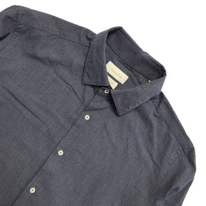 Massimo Dutti Y2K Blue Long Sleeve Formal Shirt Men's Size Large