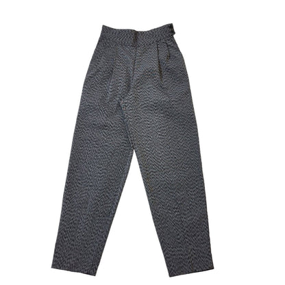 Happy Legs 90s Vintage Grey Pleated Tapered Trousers Women's Size XS W25 L27