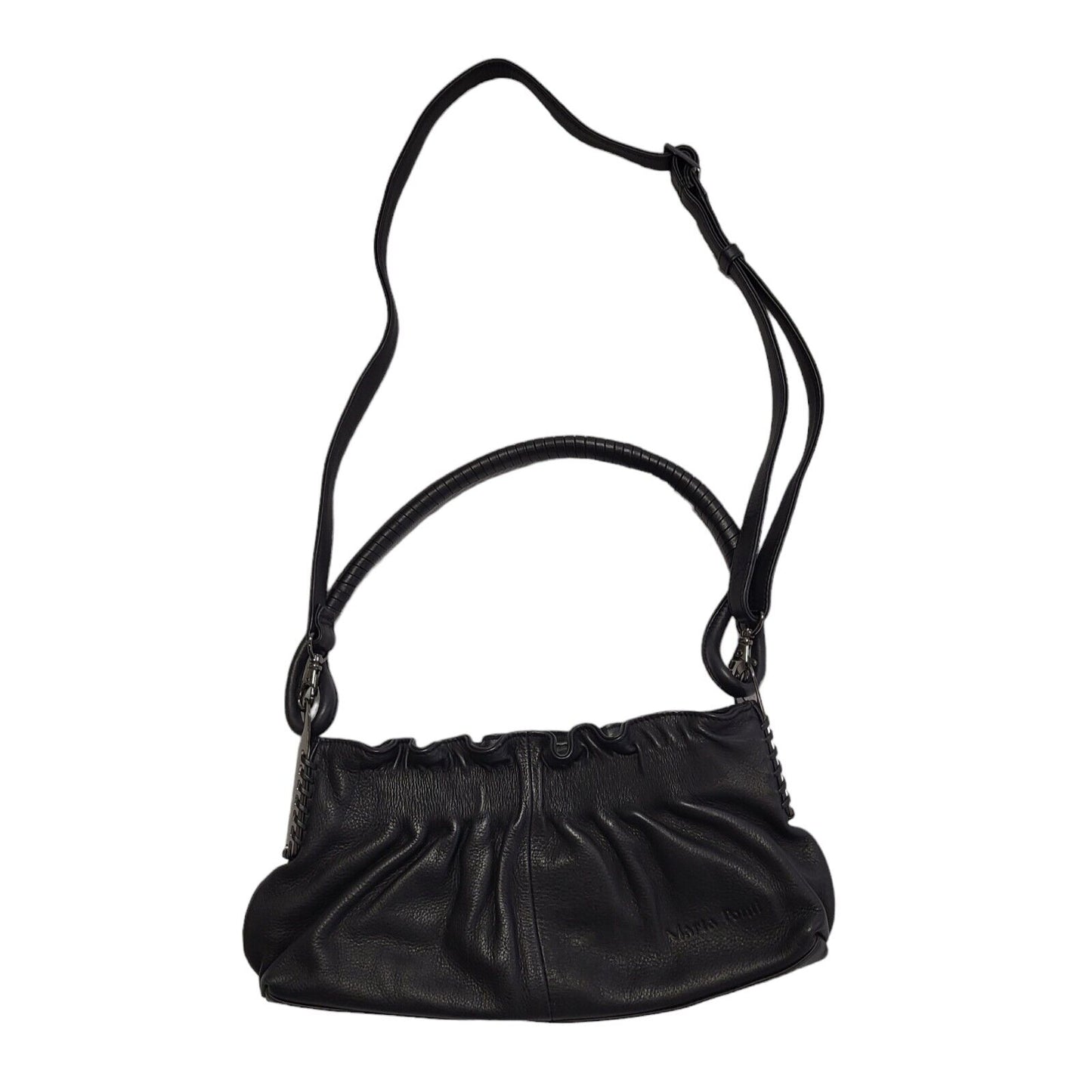 CB Grey Leather Hand Bag Uk Women's Size 10" x 7"