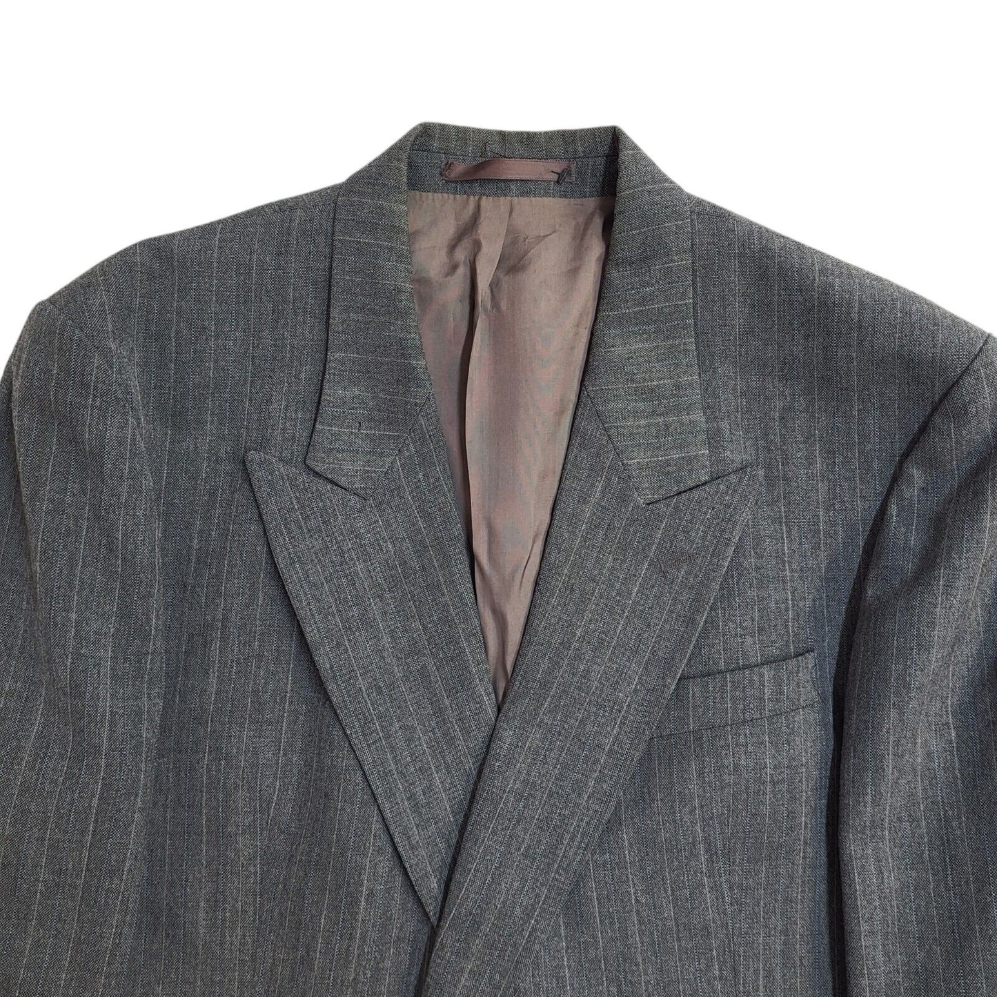 St Michael Grey 70s Blazer Suit Jacket Uk Men's Size Large 42"