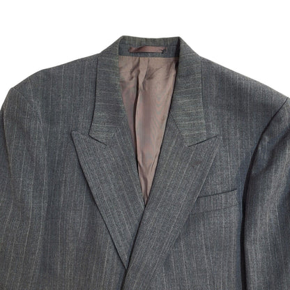 St Michael Grey 70s Blazer Suit Jacket Uk Men's Size Large 42"
