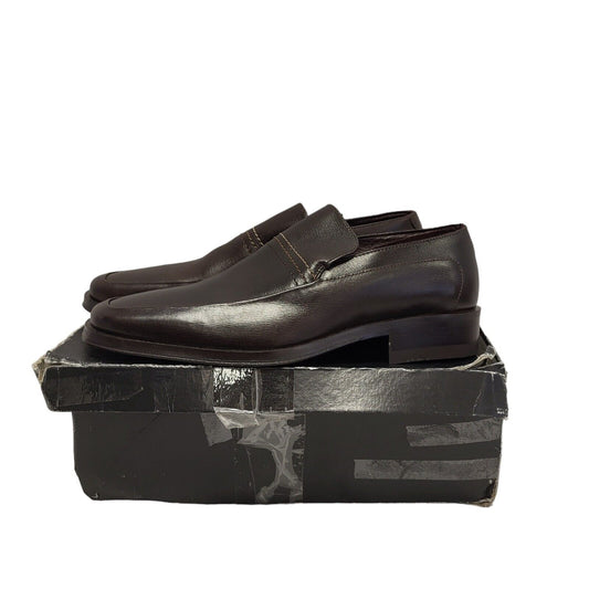 C-Z Brown Slip-On Casual Leather  Shoes Uk Men's Size 9