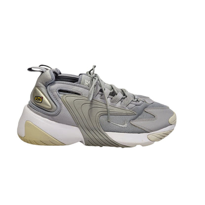 Nike Zoom Zm Air Grey Canvas Leather Trainers Uk Size 8