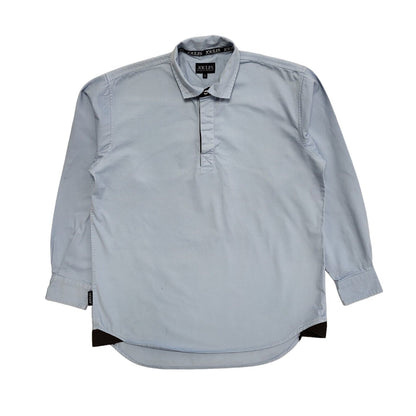 Joules Light Blue 90s Vintage 1/4 Button Collared Sweatshirt Uk Men's Size Large